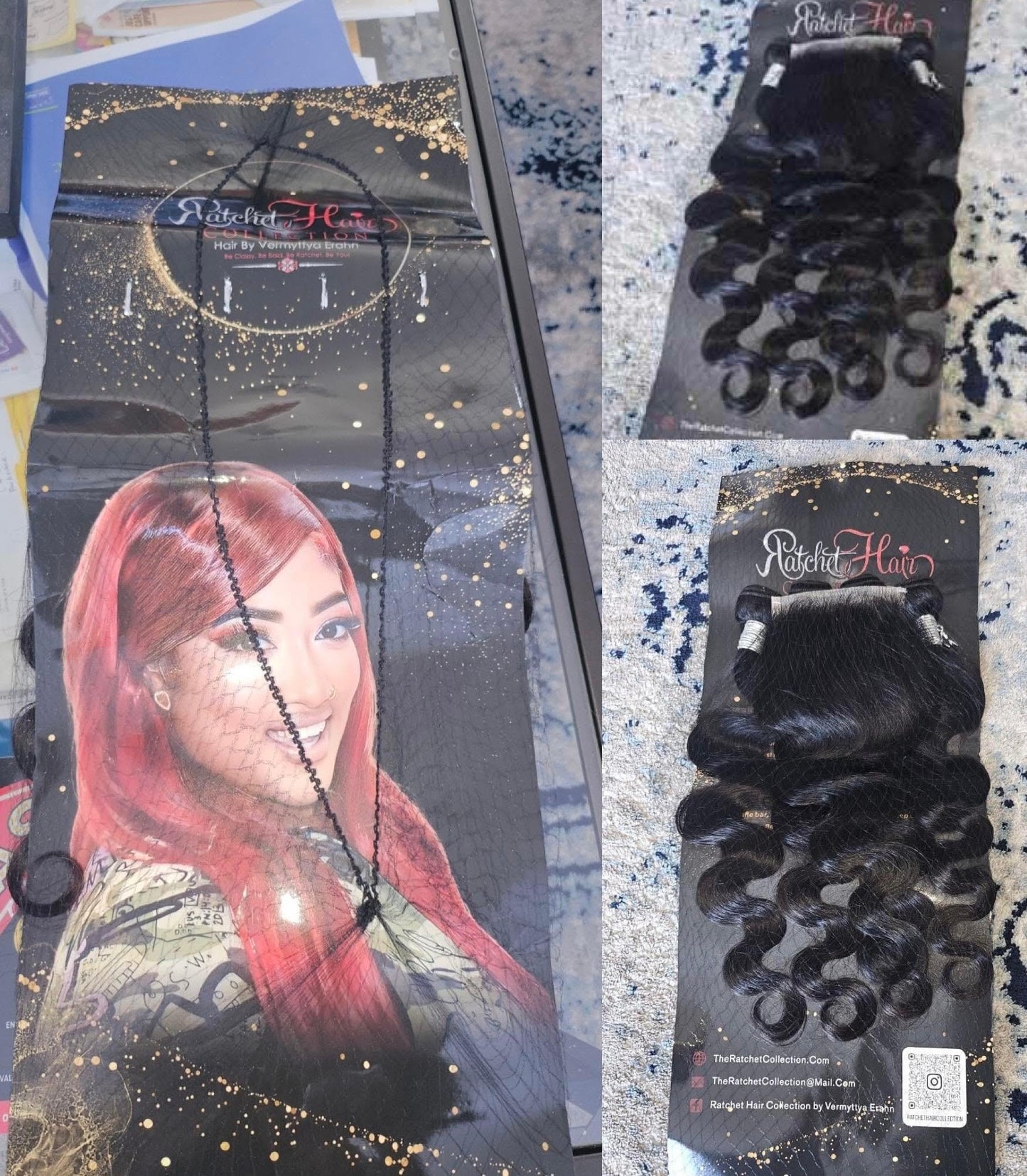 The Ratchet Bundle Kit (4 bundles + closure )