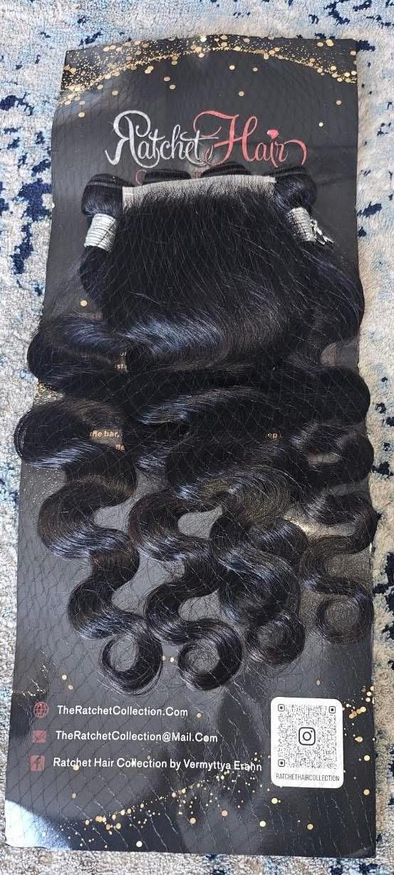 The Ratchet Bundle Kit (4 bundles + closure )