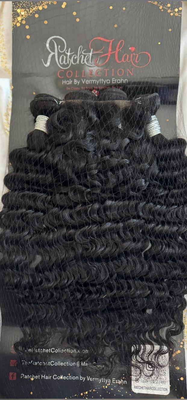 The Ratchet Bundle Kit (4 bundles + closure )